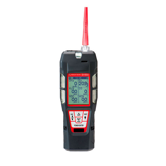 Handheld One to Six Gas Personal Detector with Smart Sensors